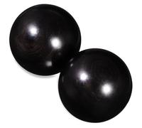CLISPEED 2 pièces Balles de Massage Bois de Santal Boules Exercice pour Mains Outil de Massage Manuel Surface Polie pour Personnes Âgées et Rééducation