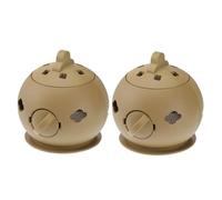 CLISPEED 2 pièces Boîte de Moxibustion avec Maille Acier Effet Apaisant Réutilisable et Facile à Nettoyer sans Cône Lot pour Soin à Domicile et Massage Moxa