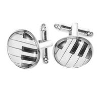 CLISPEED 2 pièces Boutons de Manchette Homme Piano Motifs Créatifs pour Chemises Costume Boutons Manchettes Tuxedo Élégants pour et Affaires