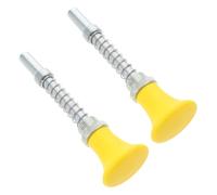 CLISPEED 2 Pièces Broche de Gym Alliage Aluminium Lot de Goupille Rapide pour Réglage Poids Ressort Haute Tension Compatible Machines Fitness