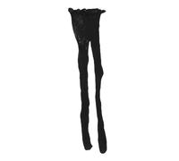 CLISPEED 2 Pièces Chaussettes en mailles Engrener bas noirs pour femmes legging résille noir bas résille filet de stockage dame cuisse évidé serré nylon