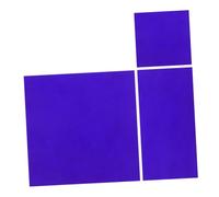 CLISPEED 2 Pièces Cobalt Glass Sheets for Chemistry Experiments Reusable Lab Tool for Accurate Metal ION Flame Color Reaction Compatible with Various Educational Laboratory Setups