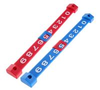 CLISPEED 2 pièces Compteur de Scores pour Football de Table Grand Format Résistant à Usure Facile à Utiliser Lot de Indicateurs Rouge et Bleu pour Jeux de Société Foot