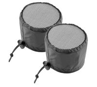 CLISPEED 2 pièces Couvre Ventilations pour Tentes de Culture Filet avec Bande Élastique Accessoires pour Conduits Aération de Tentes de Plantes Compatible Rondes