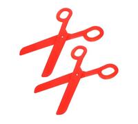 CLISPEED 2 pièces Grandes Ciseaux de Clown Géants Accessoires de Costume Légers pour Carnaval Halloween Scène et Jeu Imitation