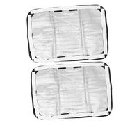 CLISPEED 2 pièces Housse Ocultante UV pour Fenêtres et Portes de Camping Car Lot de Protections Solaires Imperméables pour Intimité et Chaleur VR