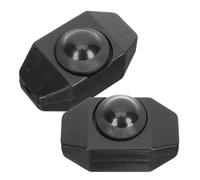 CLISPEED 2 Pièces Interrupteur Variateur de Lumière Noir en Plastique pour Lampe de Table Installation Simple et Compatibilité Polyvalente, pour Projets D'éclairage DIY