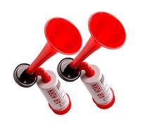 CLISPEED 2 pièces Klaxon à Air Portable Corne de Brume Manuelle pour Match de Football Corne Supporter Puissante et Facile à Utiliser pour Événements et Fêtes