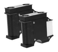 CLISPEED 2 pièces Lot de Crochets Réglables pour Garde Boue de Bateau Supports Suspension Extérieurs Fixation Rapide pour Rails et Taquets Accessoires Durables pour Bateaux et Yachts