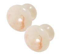 CLISPEED 2 pièces Masseur Facial Résine Forme de Champignon Outils de Massage pour Visage pour Hommes et Femmes Design Unique pour Massage Relaxant et Partage Famille