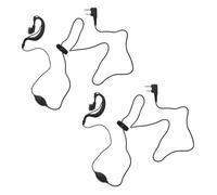 CLISPEED 2 pièces Oreillette Tour Oreille pour Interphone Microphone Intégré de Bruit Active Confortable pour Sécurité et Environnements Bruyants