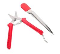 CLISPEED 2 Pièces Outils de Réparation Rotin Kit pour Vannerie Durable et Ergonomique pour Réparer Chaises et des Paniers Fournitures de Bricolage de Qualité
