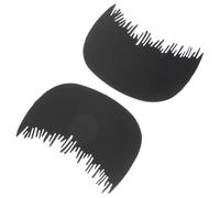 CLISPEED 2 Pièces Peigne à Fibre Dense Lignes De Cheveux Style Démêlant Pour Renforcement Produits Capillaires Flacon Applicateur De Peigne à Cheveux Remplisseur De Cheveux Plastique Noir