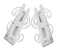 CLISPEED 2 pièces Pince à Métal Portable Lot de Clips Robustes pour Stockage Pratique et Résistant Pince Homme pour Porte Banque et Liasse