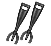 CLISPEED 2 pièces Pince Fonte pour Plaque de Cuisson Teppanyaki Résistante Haute Température Antidérapante pour Barbecue et Cuisine Sécurisée