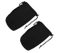 CLISPEED 2 pièces Pochette pour Objectif Caméra DSLR XL de Protection Antichoc et Isolant pour Lentilles Jusqu Long Accessoire Pratique avec Crochet pour Ceinture