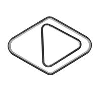 CLISPEED 2 Pièces Rack Triangle et Diamant pour Billard Accessoires Plastique Robustes pour Table de Pool Compact et Portable pour Jeux Espace Restreint Loisirs et Événements Festifs