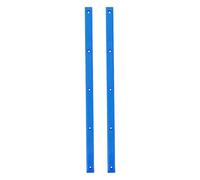 CLISPEED 2 Pièces Rails de Protection, Bleu, Plastique | Absorption des Chocs, Protection des Bords, Installation Facile, pour Parcs et Trottoirs Urbains