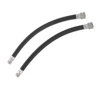 CLISPEED 2 pièces Rallonge Flexible pour Pompe à Air Tuyau Extension Gonfleur Pneu Connecteur Valve Accessoire Prolongateur Gonflage Voiture