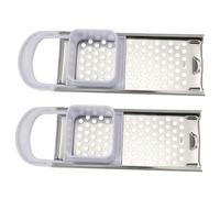 CLISPEED 2 pièces Râpe à Pâte Inoxydable Grattoir Pâtisserie Antirouille pour Pâtes et Gnocchis Outil Cuisine Manuel et Sûr