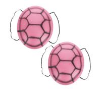 CLISPEED 2 Pièces Sac à Coquille de Tortue pour Garçon Fille Accessoires de Jeu de Rôle pour Événements Scolaires et Fêtes Couleur Rose