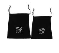 CLISPEED 2 pièces Sac de Rangement pour Sèche-cheveux à Cordon Organisateur Léger et Compact pour Voyage Adapté à Tous Types de Sèche-cheveux Sac de Protection Multifonction pour