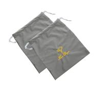 CLISPEED 2 Pièces Sac de Rangement pour Sèche Cheveux Poche de Voyage avec Cordon de Serrage Organisateur Pratique pour Sèche Cheveux et Accessoires Gris Classique