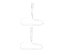 CLISPEED 2 pièces Sangle de Centrage pour Filet de Volley-Ball Accessoire Professionnel Blanc Installation Rapide pour Jeux Intérieurs et Extérieurs