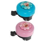 CLISPEED 2 Pièces Sonnette de pour Garçon Fille Cloche de Électrique Bleue et Rose Accessoire Décoratif pour Garçons et Filles Installation Facile
