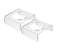 CLISPEED 2 pièces Support Transparent Acrylique pour Ballons de Sport Lot de Présentoirs Multifonctionnels pour Football Basketball et Souvenirs
