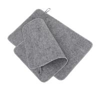 CLISPEED 2 pièces Tapis de Sauna Feutre Coussin de Siège Absorbant et Isolant Confortable et Portable pour Cabine de Vapeur et Salle de Bain