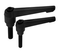 CLISPEED 2 pièces Vis de Réglage de Guidon Vélo Appartement Métal Mécanisme de Verrouillage Sécurisé Ajustables pour Vélo Intérieur Lot