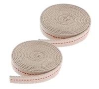 CLISPEED 2 Rouleaux Mèche à Huile Coton Pure pour Lampes à Pétrole Lanternes Tempête et Brûleurs à Huile Accessoire Pratique pour Camping et Activités Extérieures