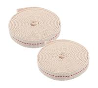 CLISPEED 2 Rouleaux Mèche de Rechange Coton pour Lampes à Huile pour Camping Activités Extérieures Ajustable Large Compatibilité Durabilité Accrue Mètres par Paquet