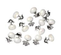 CLISPEED 20 pièces Boutons sans Couture Métalliques Amovibles Remplacement de Boutons Sécurité pour Femmes Broche Décorative pour Chemises et Robes