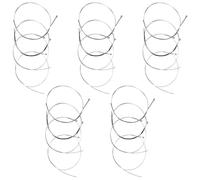 CLISPEED 20 Pièces Jeu de Cordes de Violon Expression et Son Équilibré en Nickel Argenté 4/4 pour Violons Bois et Composites pour Répétitions et Solos