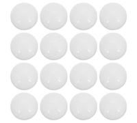 CLISPEED 20 pièces Lot de Abat-jour PC Demi-sphère pour Ampoules LED Diffusion Uniforme Lumière Accessoires Faciles à Installer pour Miroir de Maquillage et Éclairage Domestique