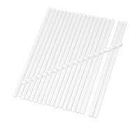 CLISPEED 20 pièces Lot de Tiges Verre Borosilicate Agitateur de Laboratoire Transparent à Double Extrémité Arrondie Outil de Mélange pour Liquides et Émulsions Accessoire de Réutilisable