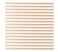 CLISPEED 20 Pièces Mini Wood Strip DIY Materials for Dollhouse Skirting Boards Trim Molding for Mini House Layout and Playhouse Accessories Easy to Install and Versatile Craft Kit
