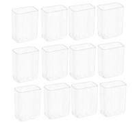 CLISPEED 20 pièces Protège-têtes de Brosse à Dents Électriques Transparente Couvre-brosses Anti-poussière Protection Hygiénique pour Brosses à Dents Souples et Sensibles