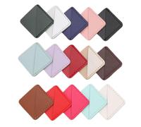 CLISPEED 20 Pièces Vintage PU Leather Square Bookmarks For Classroom Prize And Reading Gifts Practical Page Markers For Teachers Friends And Book Lovers