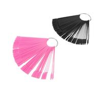 CLISPEED 200 Pièces Échantillons d'ongles bâtons d'affichage à ongles plaque de vernis à ongles ensembles présentoir d'art d'ongle Affichage de couleur de l'ongle palette nail art plastique