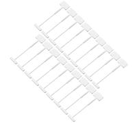 CLISPEED 200 pièces Épingle Acier Nivellement Carrelage Réutilisable Système Intercalaire Stable pour Plancher Mur Salle de Bain