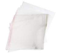 CLISPEED 200pièces Sachets Autocollants Opp Transparent Emballage Vêtement Et Bijoux Conservation Polyvalente Usage Quotidien