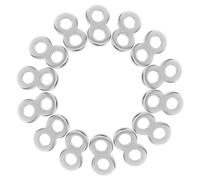 CLISPEED 20pièces Connecteurs Figures Acier Inoxydable Clips De Fixation Pour Bureau Et Table Accessoires Pratiques Et Légers