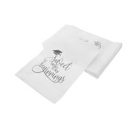 CLISPEED 20pièces Papier Pour Fête De Graduation Pochettes à Bonbons Et Cookies Pour Célébrations De Fin Études Fournitures De Fête Multifonctionnels
