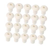 CLISPEED 20pièces Supports de Mèche Céramique pour Lampe à Huile Porte Mèches Stable Céramique pour Lampe à Pétrole Accessoires de Remplacement