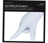 CLISPEED 24 paires Lot Gants de Travail Coton Épais Confortables et Résistants Unique pour Protection des Mains