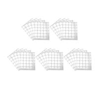 CLISPEED 25 feuilles Autocollants Palette Colle Cils Imperméables Aluminium pour Extensions Cils Professionnels Support Adhesif Portable et Pratique pour Salon et Usage Personnel