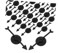 CLISPEED 25 pièces Set de Flèches Rotatives Plastique pour Jeux de Société Accessoires Ludiques pour Fêtes et Classe Améliore Observation Créativité des Pointeurs Faciles à Utiliser pour